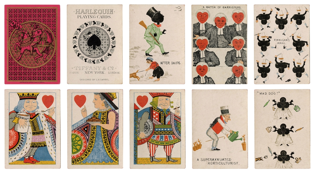  Tiffany & Co. Harlequin Transformation Playing Cards. New Y...