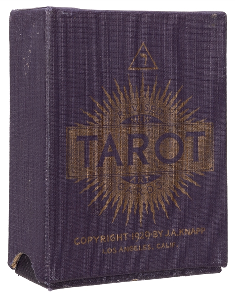 Lot Detail - [TAROT]. KNAPP, J. Augustus. – HALL, Manly P. Revised