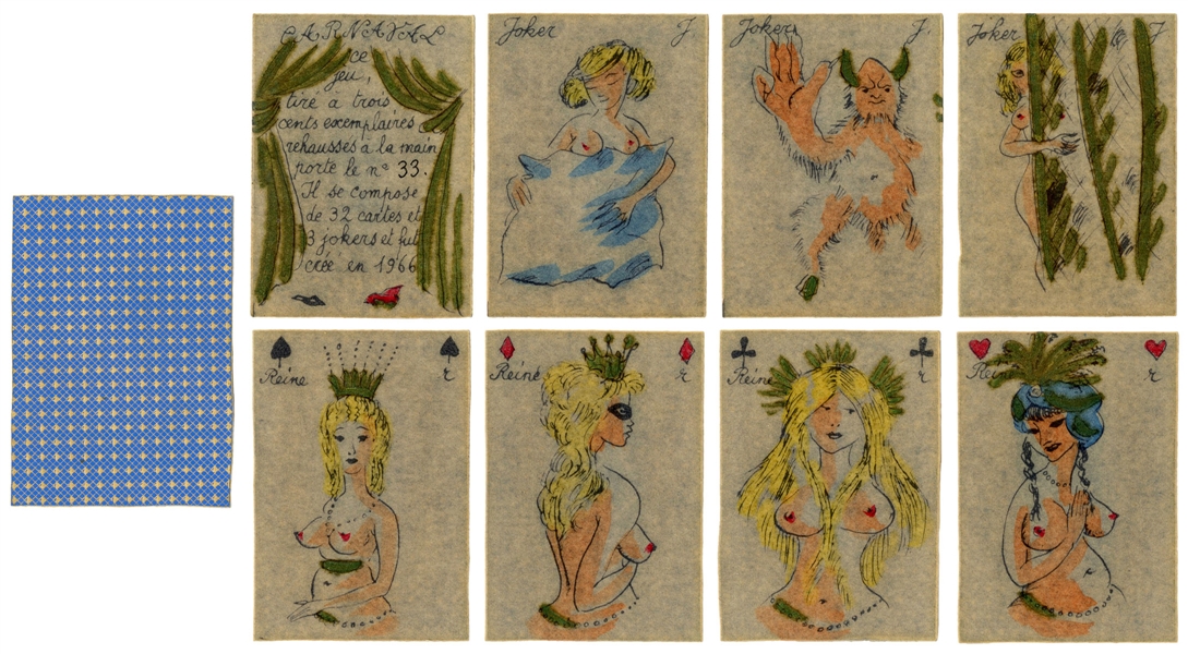  Charles Pry “Carnaval” Limited Edition Playing Cards. 1966....