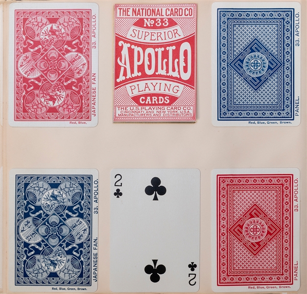 Lot Detail Three USPC Salesman s Sample Playing Card Volumes