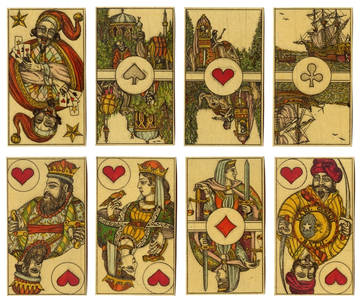  Karl Gerich Four Corners Playing Cards. Bath, 1984. 52+J+OB...