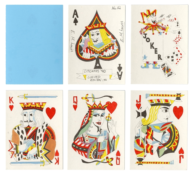  Elaine Lewis Citicards Playing Cards. Bradford, England, 19...