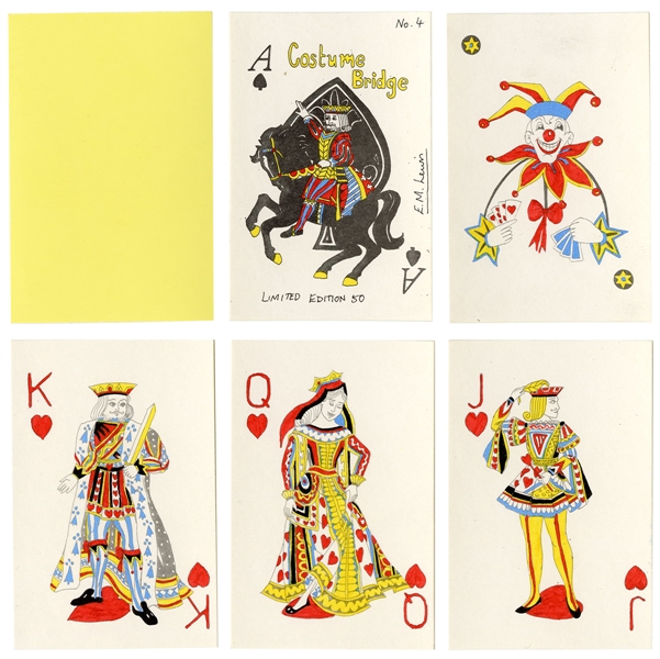  Elaine Lewis Costume Bridge Playing Cards. Bradford, Englan...