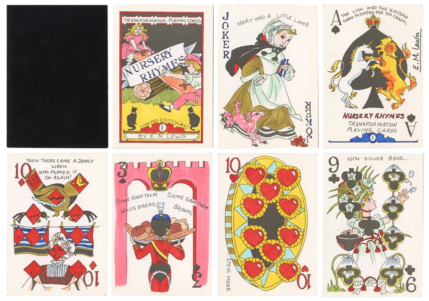  Elaine Lewis Nursery Rhymes Transformation Playing Cards. B...