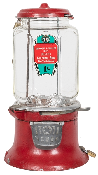  Columbus Vending Co. 1 Cent Gumball Machine. Columbus: ca. ...