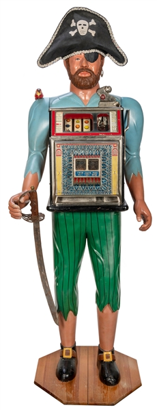  Watling 1 Cent “Pirate” Slot Machine. Original slot machine...