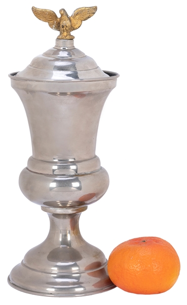  Rice to Orange Vase. Circa 1900. A quantity of rice or mill...