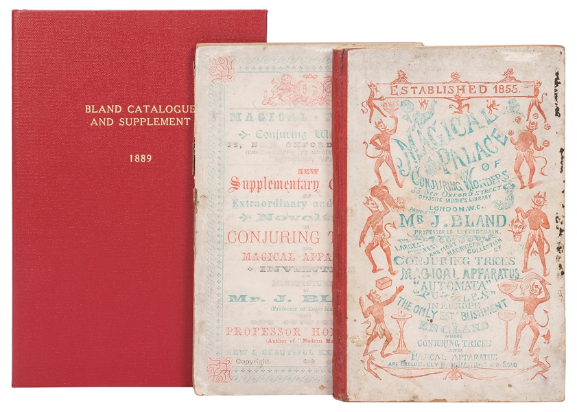  J. Bland’s Magical Palace of Conjuring Wonders Catalogue. L...