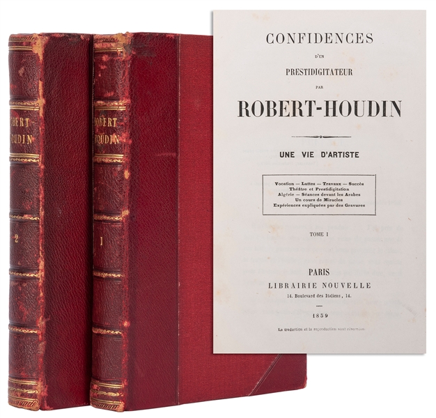  Robert-Houdin, Jean Eugene. Confidences d’un Prestidigitate...