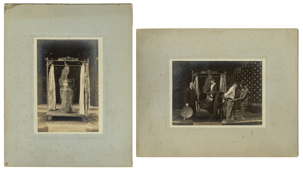  Kassner, Alois. Two Photographs of Kassner’s Milk Can Escap...