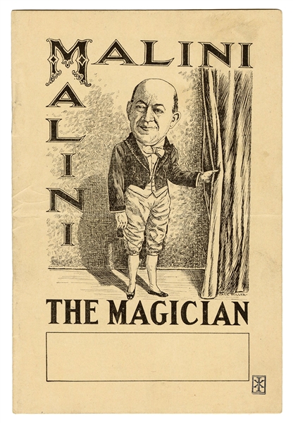  Malini, Max (Max Katz Breit). Max Malini The Magician Adver...