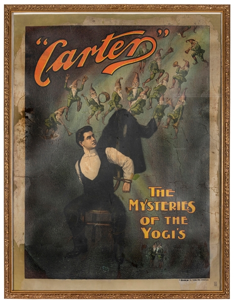  Carter, Charles. Carter. The Mystery of the Yogi’s. [Chicag...