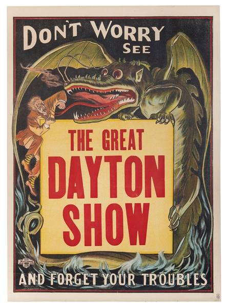  [Stock Poster] Don’t Worry See The Great Dayton Show and Fo...