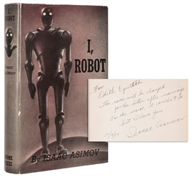  ASIMOV, Isaac (1920–1992). I, Robot. New York: Gnome Press,...