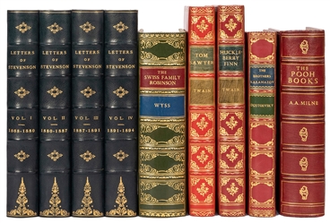  [BINDINGS – LITERATURE]. A group of 9 works, including: WYS...