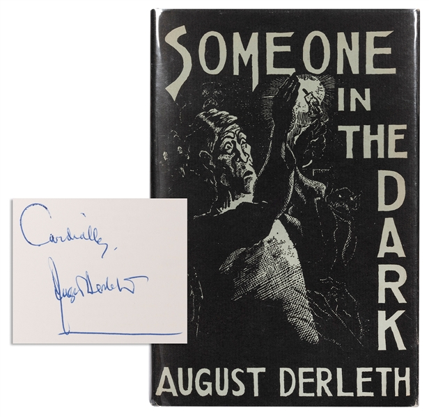  DERLETH, August (1909–1971). Someone in the Dark. Sauk City...