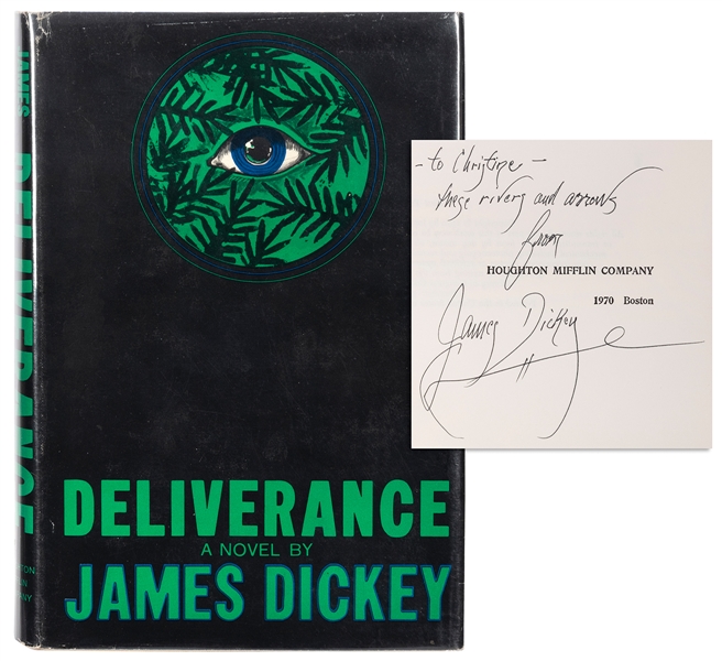  DICKEY, James (1923–1997). Deliverance. Boston: Houghton Mi...