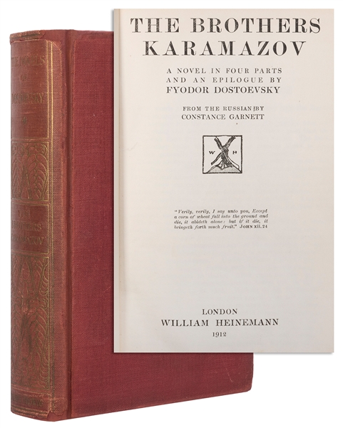  DOSTOEVSKY, Fyodor (1821–1881). The Brothers Karamazov. A N...