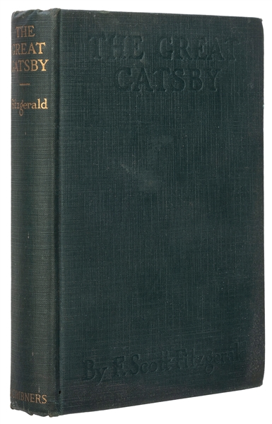  FITZGERALD, F. Scott (1896–1940). The Great Gatsby. New Yor...