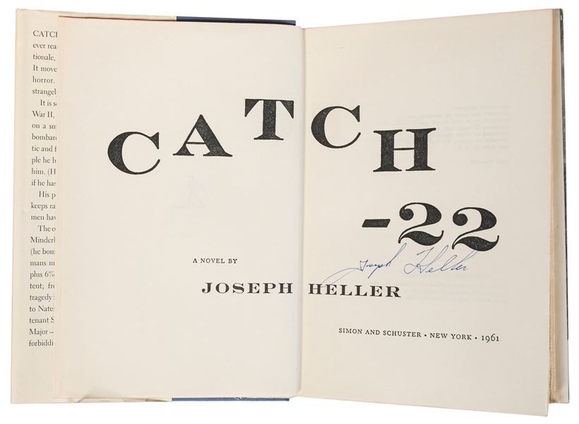  HELLER, Joseph (1923–1999). Catch–22. New York: Simon and S...