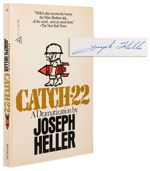  HELLER, Joseph (1923–1999). Catch–22. [New York: Dell Publi...