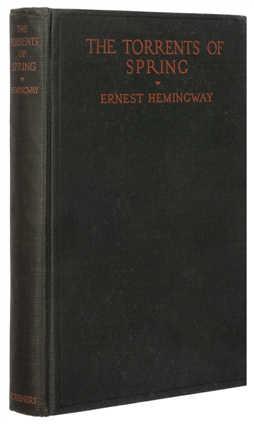  HEMINGWAY, Ernest (1899–1961). The Torrents of Spring: A Ro...