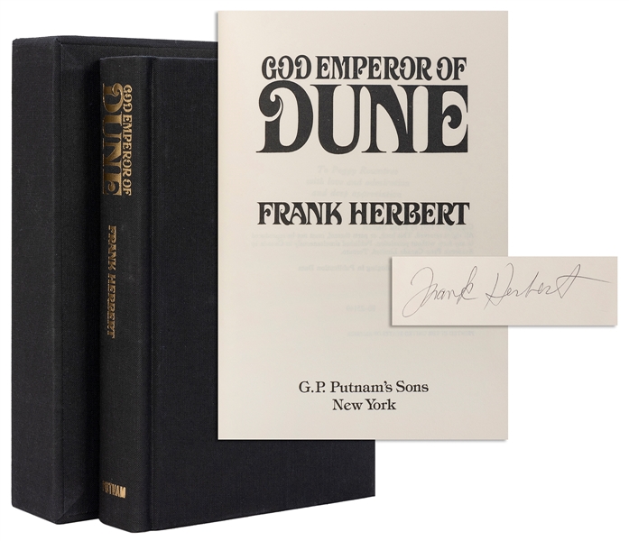  HERBERT, Frank (1920–1986). God Emperor of Dune. New York: ...