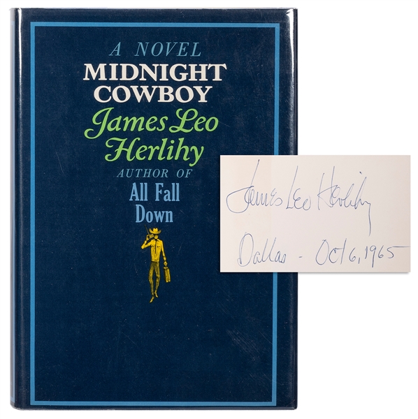  HERLIHY, James Leo (1927–1993). Midnight Cowboy. New York: ...