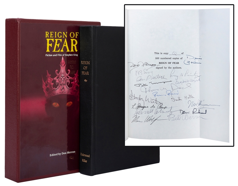  [KING, Stephen]. Reign of Fear: Fiction and Film of Stephen...