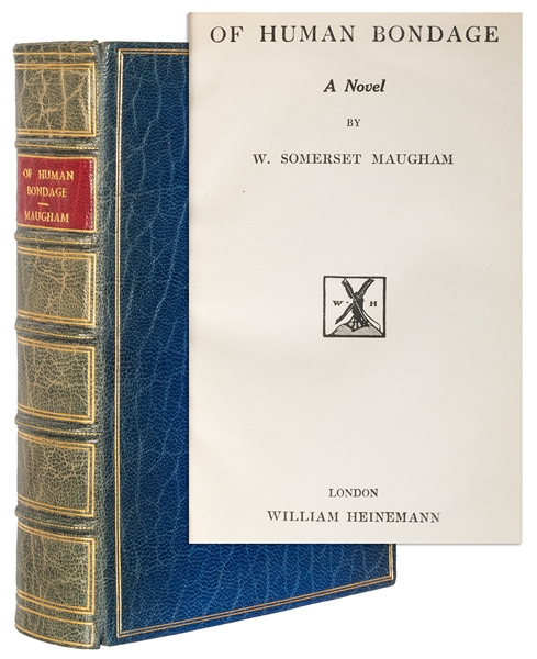  MAUGHAM, William Somerset (1874–1965). Of Human Bondage. Lo...