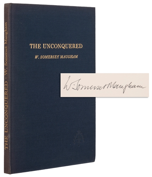  MAUGHAM, William Somerset (1874–1965). The Unconquered. New...