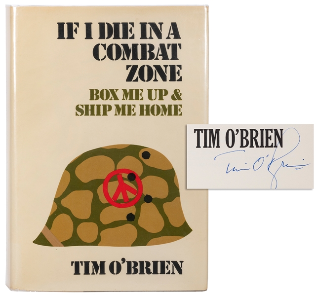  O’BRIEN, Tim (b. 1946). If I Die in a Combat Zone, Box Me U...