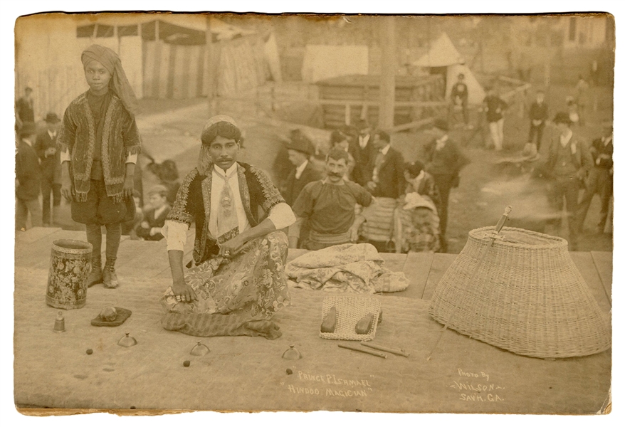  [CARNIVAL]. Early Savannah, Georgia Hindoo magician carniva...