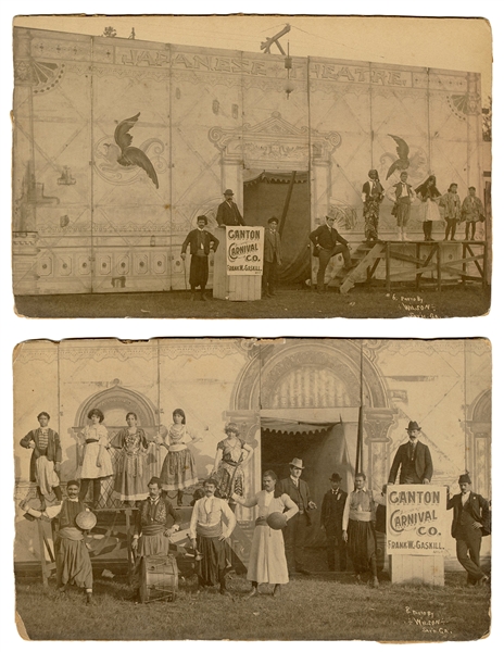  [CARNIVAL]. Early Savannah, Georgia carnival photographs. S...