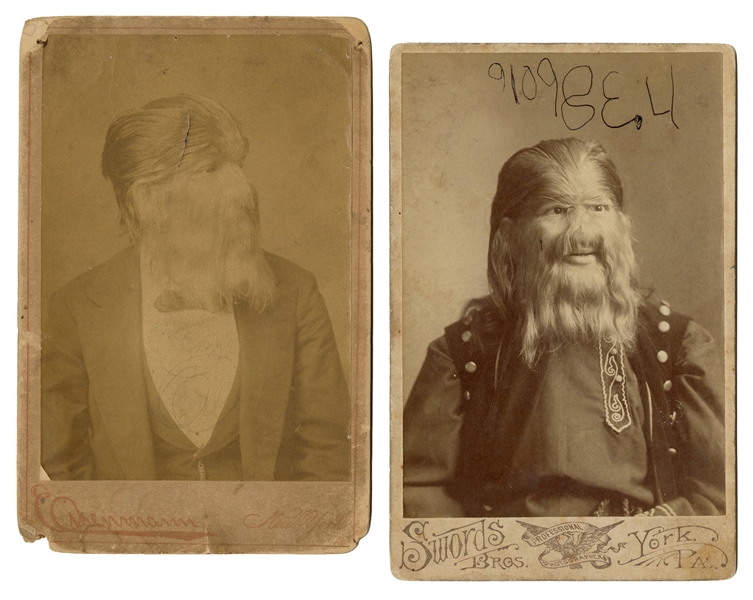  JEFTICHEW, Fedor (1869-1903). Two cabinet card portraits of...