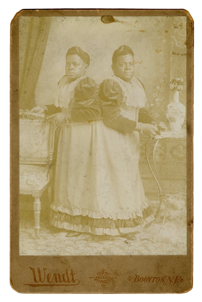  MILLIE-CHRISTINE (Millie and Christine McKoy, 1851-1912). C...