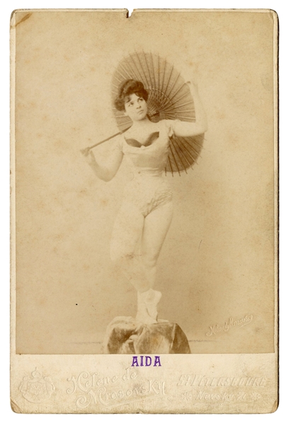  [CIRCUS]. Cabinet photo of “Aida.” St. Petersburg, Russia: ...