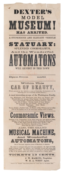  [AUTOMATA]. Wonderful Automatons Will Exhibit in This Town....