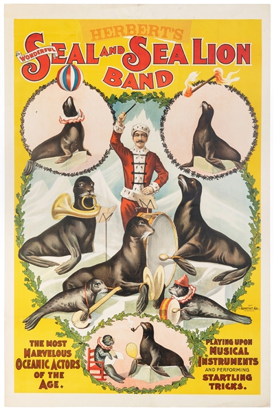  Herbert’s Wonderful Seal and Sea Lion Band. Buffalo: Courie...