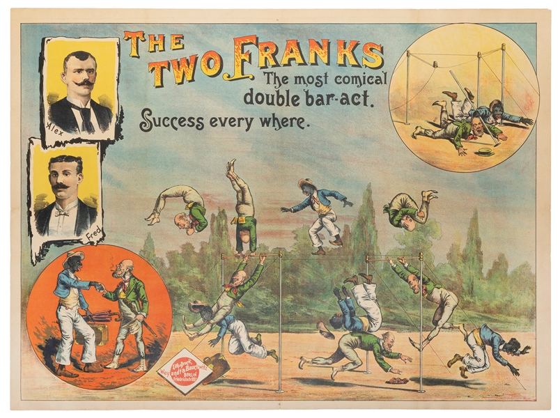  FRANKS, The. The Two Franks. The Most Comical Double-Bar Ac...