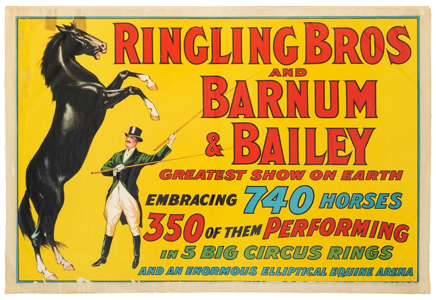  Ringling Bros. and Barnum & Bailey / 740 Horses / 350 of th...