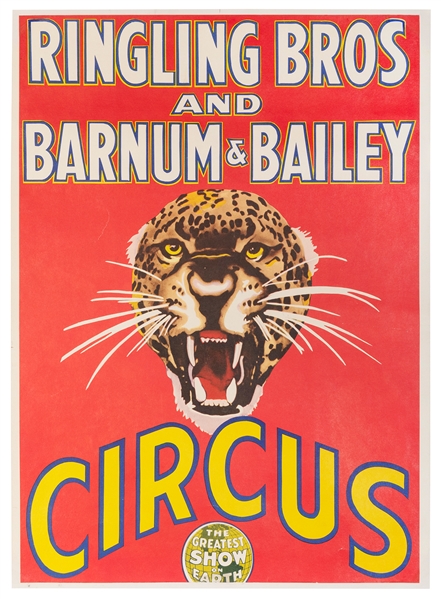  Ringling Bros. and Barnum & Bailey Circus / Leopard. Circa ...