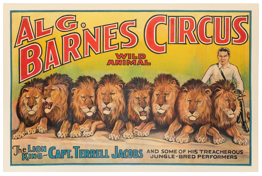  Al G. Barnes Circus / The Lion King: Captain Terrell Jacobs...