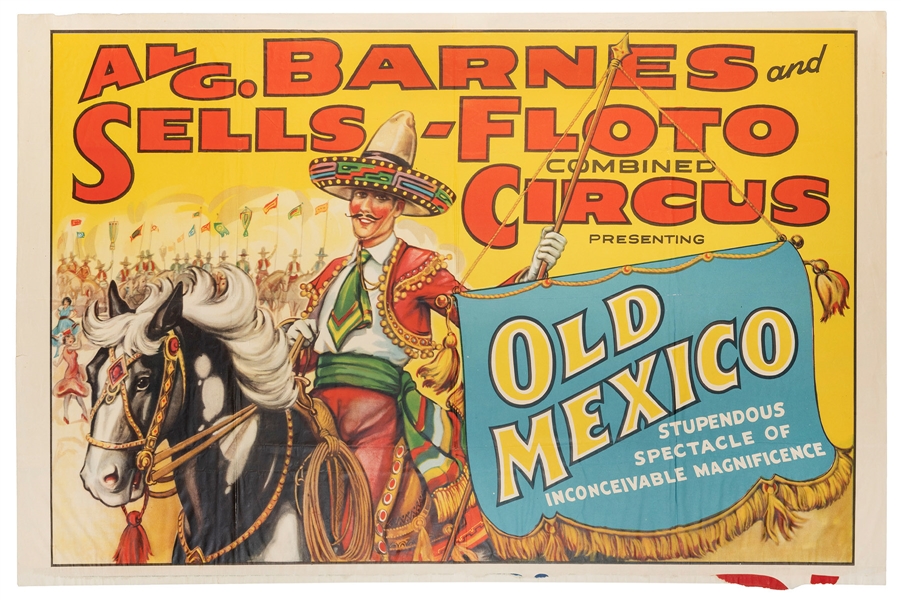  Al G. Barnes and Sells-Floto Circus / Old Mexico. Erie: Eri...