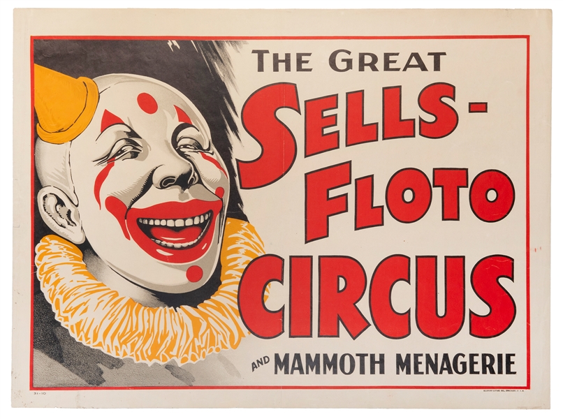  Sells-Floto Circus / Mammoth Menagerie. Chicago: Illinois L...