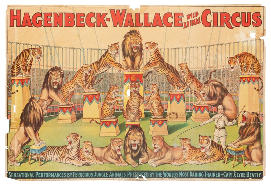  Hagenbeck-Wallace Circus / Capt. Clyde Beatty. Erie: Erie L...