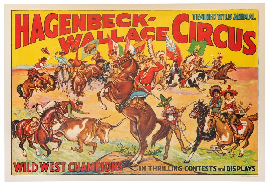  Hagenbeck-Wallace Circus / Wild West Champions. Erie: Erie ...