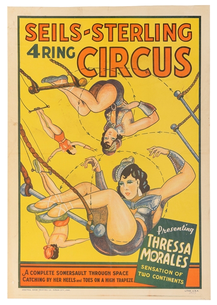  Seils-Sterling Circus / Thressa Morales. Mason City, IA: Ce...