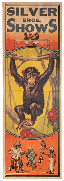  Silver Bros. Shows / Monkeys. Newport, KY: Donaldson Litho ...