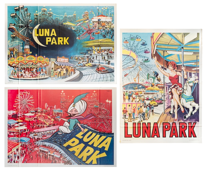  COLIZZI, Mauro. Eight Luna Park amusement park and other ci...